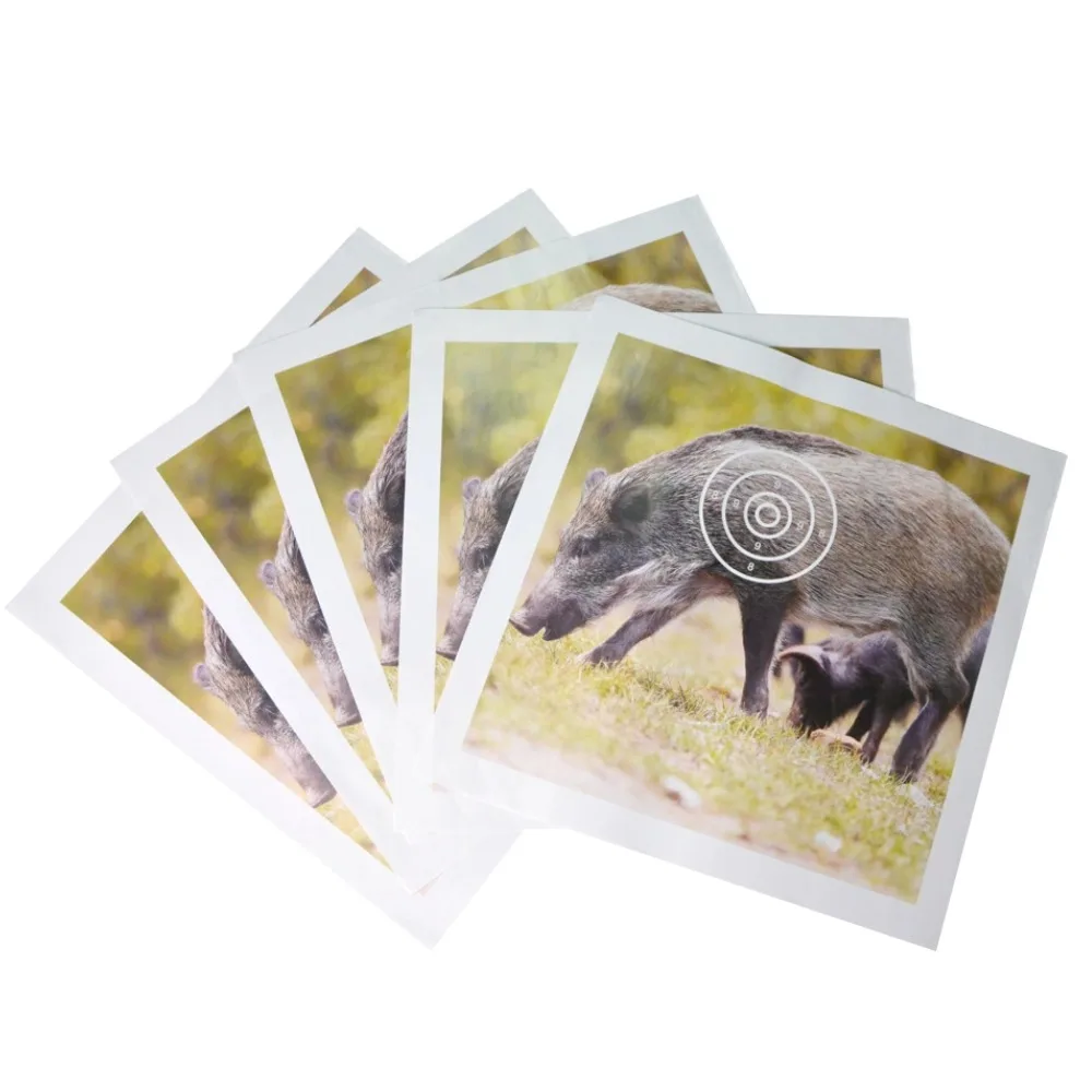 Archery 40x40cm Target Papers Wild Boar Pattern Target Paper Recurve Compound Bow Shooting Hunting Animal Target Face 20/30pcs
Archery 40x40cm Target Papers Wild Boar Pattern Target Paper Recurve Compound Bow Shooting Hunting Animal Target Face 20/30pcs