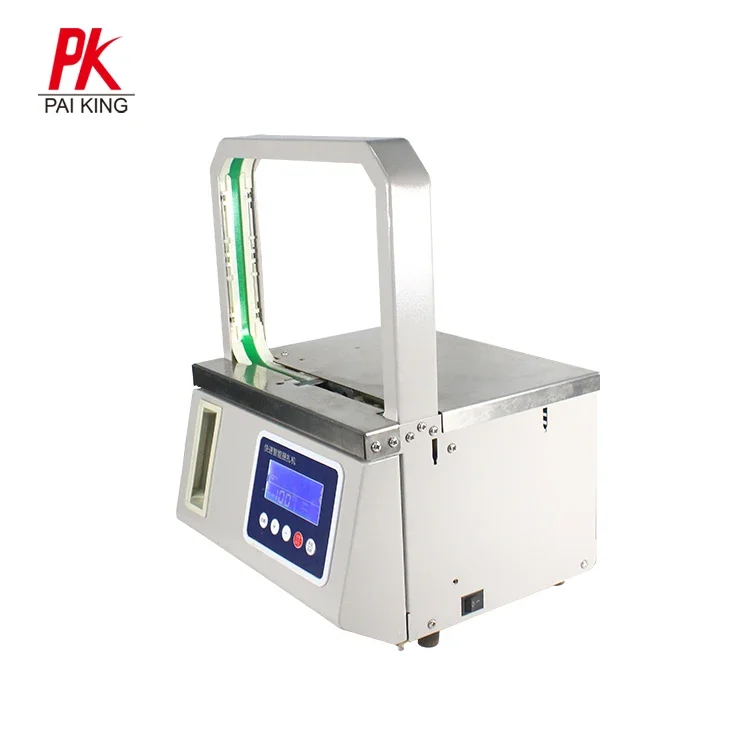 Semi-Automatic manual binding machine vegetable printing packer desktop intelligent strapping machine
Semi-Automatic manual binding machine vegetable printing packer desktop intelligent strapping machine