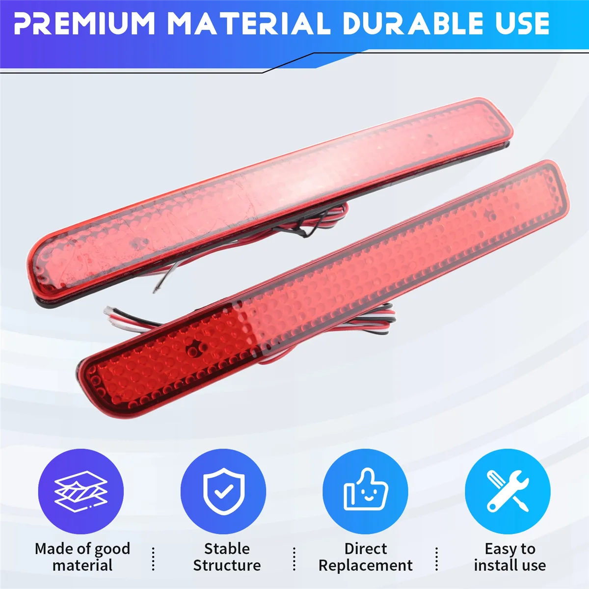 #552C LED Rear Bumper Reflector Light Red Car Driving Brake Fog Lamp for Land Rover Discovery 3 4/L320 2005-2013 (Red)
#552C LED Rear Bumper Reflector Light Red Car Driving Brake Fog Lamp for Land Rover Discovery 3 4/L320 2005-2013 (Red)
