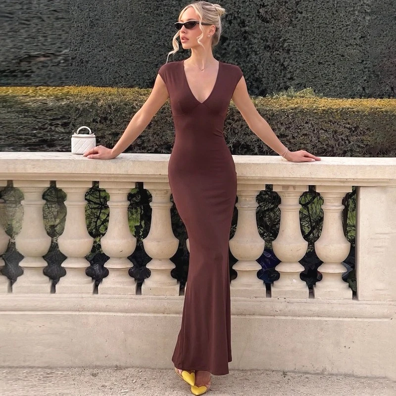 Ticketsx Fashion V Neck Long Dress Summer Vintage Plunge Patchwork Slim Women's Dress Elegant Vacation Streetwear Female Dresses
Ticketsx Fashion V Neck Long Dress Summer Vintage Plunge Patchwork Slim Women's Dress Elegant Vacation Streetwear Female Dresses