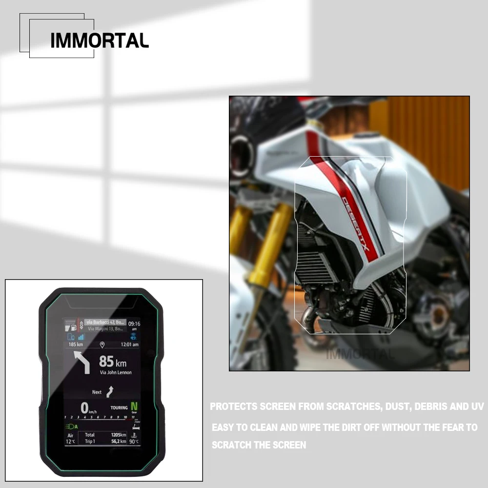 For Ducati Desert X DesertX 2022 Motorcycle Accessories Scratch Cluster Screen Dashboard Protection Instrument Film
For Ducati Desert X DesertX 2022 Motorcycle Accessories Scratch Cluster Screen Dashboard Protection Instrument Film