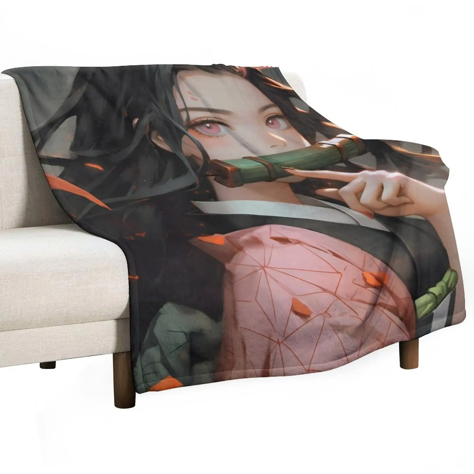 Nezuko DS Cute Anime Girl a Oil Painting Style Throw Blanket Warm christmas decoration Blankets
Nezuko DS Cute Anime Girl a Oil Painting Style Throw Blanket Warm christmas decoration Blankets