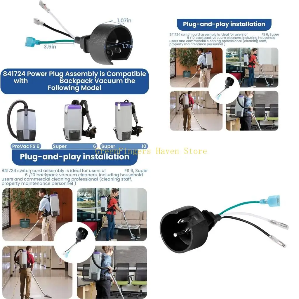 F68D Power Plug Assembly Replacement Copper Wiring Safe Design For Systems
F68D Power Plug Assembly Replacement Copper Wiring Safe Design For Systems