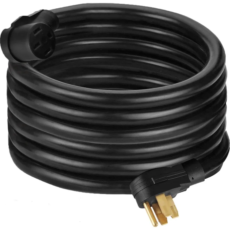 50Ft 40 Amp RV Extension Cord AWG8 40 amp rv Extension Cord Truck Trailer Motorhome Camper
50Ft 40 Amp RV Extension Cord AWG8 40 amp rv Extension Cord Truck Trailer Motorhome Camper