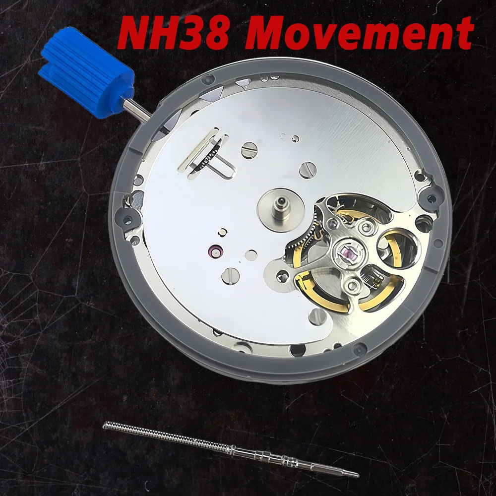 Японский оригинальный механический механизм NH38 NH38A, мод, автоматический механизм часов, 24 камня, высокая точность, NH38, детали для часов, мод
Японский оригинальный механический механизм NH38 NH38A, мод, автоматический механизм часов, 24 камня, высокая точность, NH38, детали для часов, мод