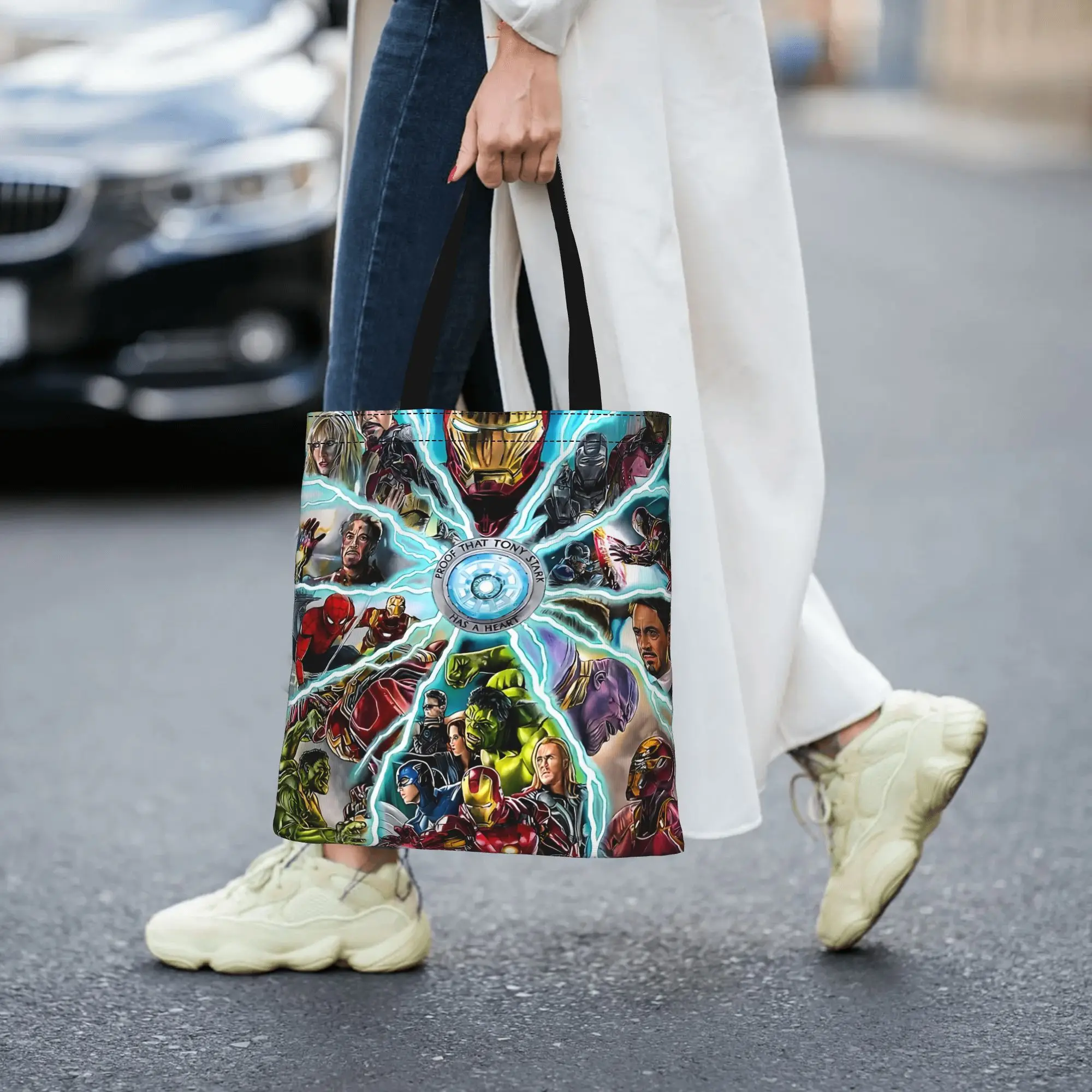 Bags for woman 2026 Leisure Large Capacity The Legacy Of Stark Poster Marvel Canvas Tote Bag Foldable Chic Pattern Gifts
Bags for woman 2026 Leisure Large Capacity The Legacy Of Stark Poster Marvel Canvas Tote Bag Foldable Chic Pattern Gifts