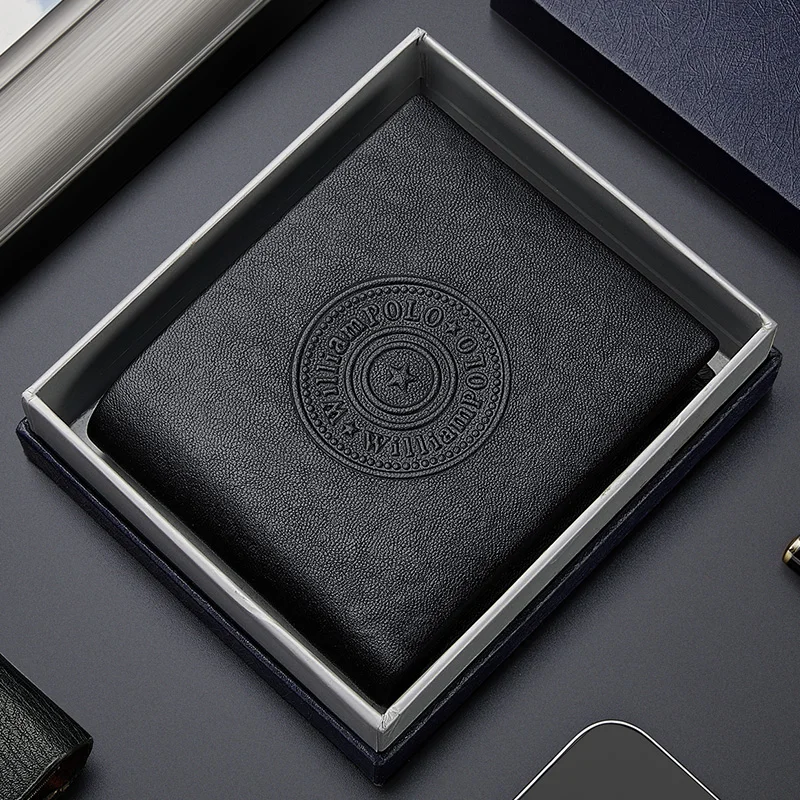 Leather men's wallet, fashionable and personalized card holder, multifunctional handbag
Leather men's wallet, fashionable and personalized card holder, multifunctional handbag