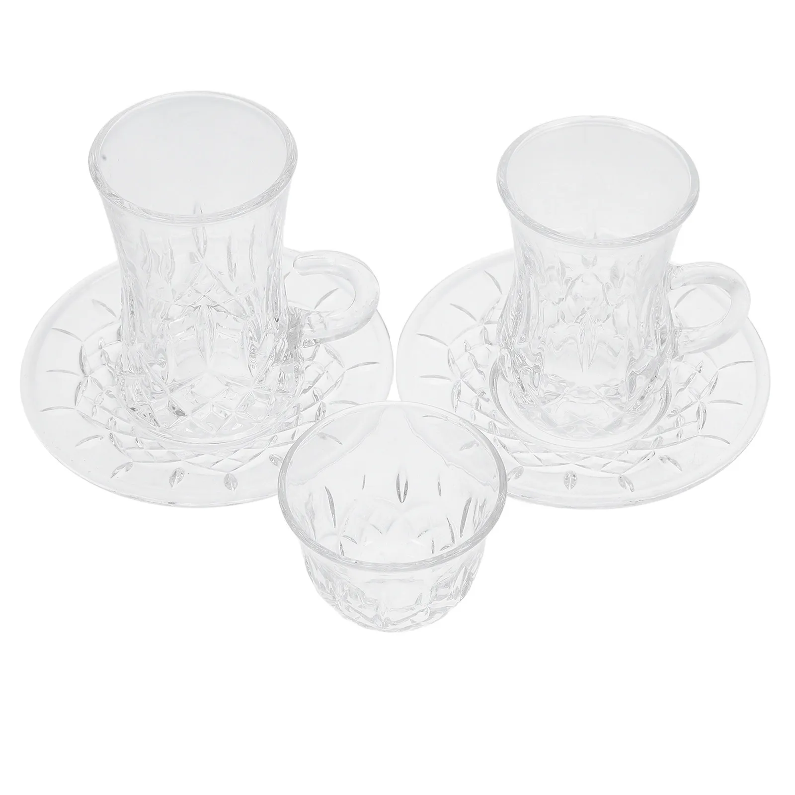 Набор из 1 чашки для чая в турецком стиле: элегантный прозрачный дизайн для горячих напитков, кофе, латте, чая, с блюдцем, винтажный дизайн
Набор из 1 чашки для чая в турецком стиле: элегантный прозрачный дизайн для горячих напитков, кофе, латте, чая, с блюдцем, винтажный дизайн