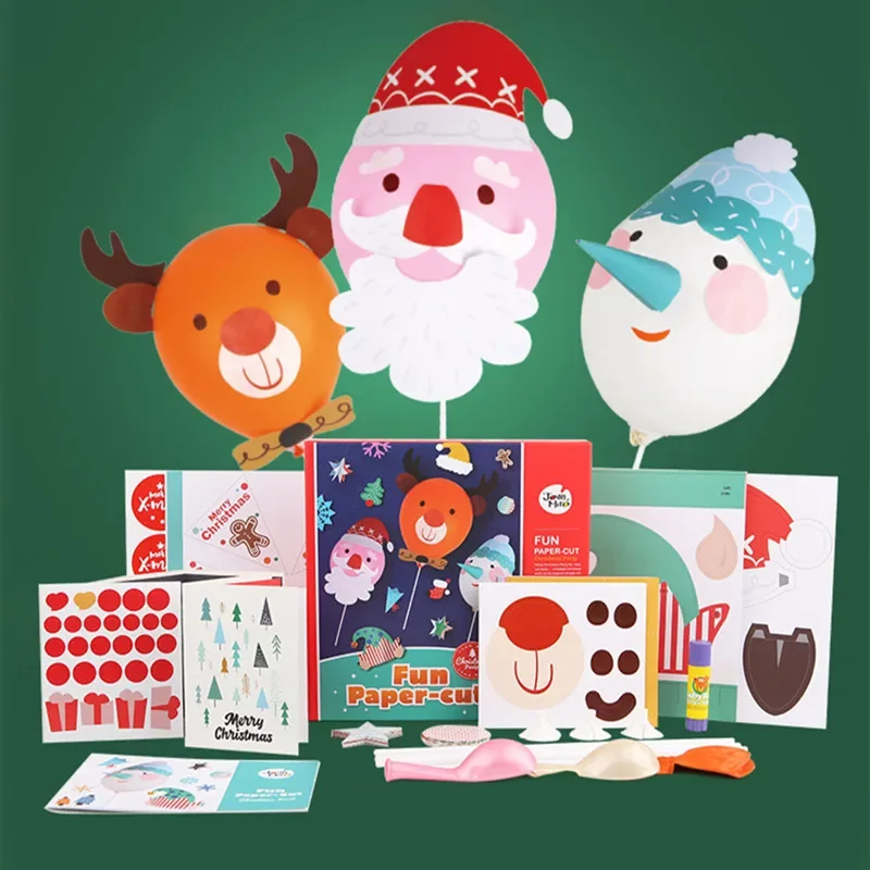 Children's paper cut origami Set Christmas decoration baby handmade DIY kindergarten gift toys
Children's paper cut origami Set Christmas decoration baby handmade DIY kindergarten gift toys