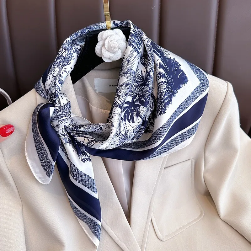 1pcs 68cm Plant-printed Scarf Women Simulated Silk Elegant and Versatile Headwear Bag Clothing and Accessories Square Scarf
1pcs 68cm Plant-printed Scarf Women Simulated Silk Elegant and Versatile Headwear Bag Clothing and Accessories Square Scarf