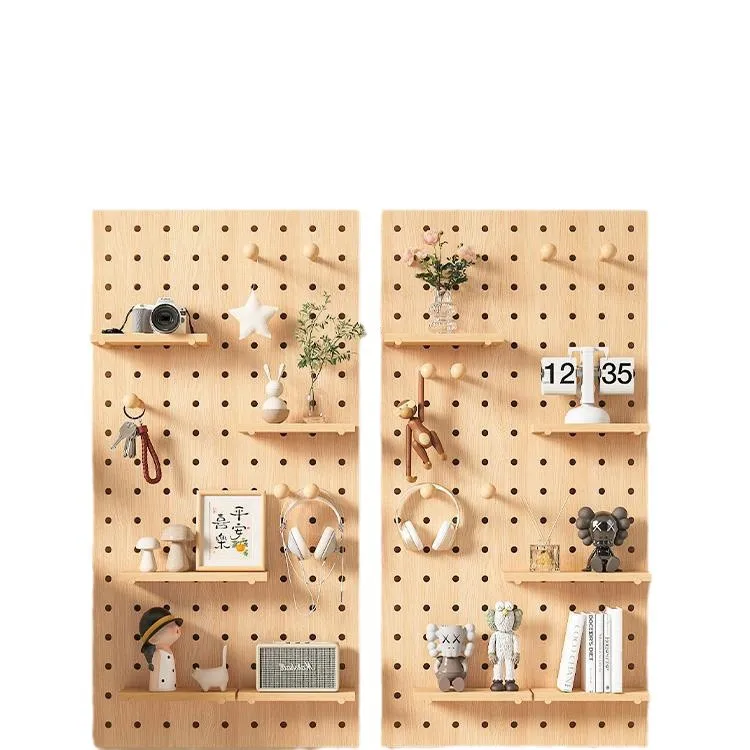 Nordic Wall Partition Solid Wood Perforated Panel Decorative Layer Board Entrance Wooden Foyer Storage Rack With Accessories
Nordic Wall Partition Solid Wood Perforated Panel Decorative Layer Board Entrance Wooden Foyer Storage Rack With Accessories