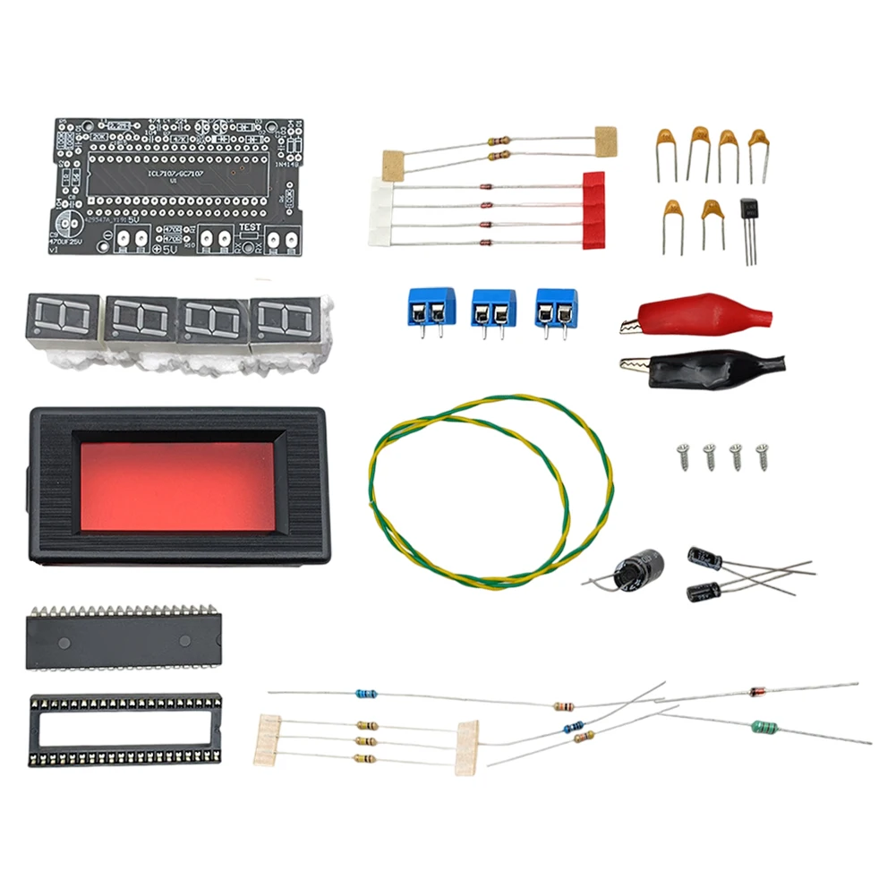 DC5V Digital Low Resistance Tester High-precision Clear Display Intuitive Reading Voltmeter DIY Resistance Meter Voltage Tester
DC5V Digital Low Resistance Tester High-precision Clear Display Intuitive Reading Voltmeter DIY Resistance Meter Voltage Tester