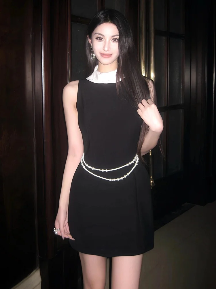 Elegant Short A-Line Dress with Beads Heavy Embroidery Waist-Cinching Sleeveless Vest Style for Birthday Party And Casual Wear
Elegant Short A-Line Dress with Beads Heavy Embroidery Waist-Cinching Sleeveless Vest Style for Birthday Party And Casual Wear
