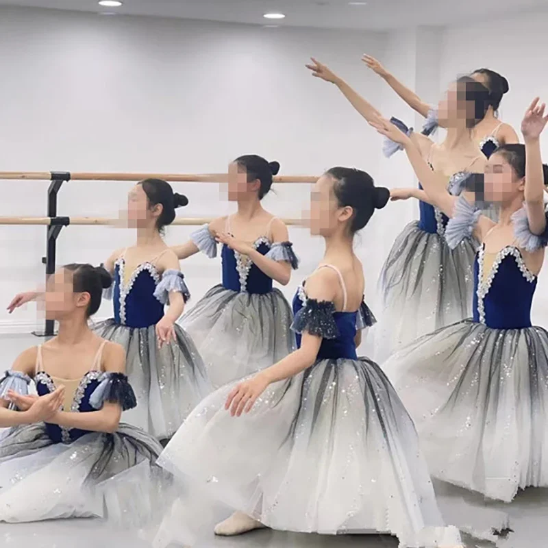 Blue Adult Long Tutu Professional White Swan Lake Ballet Costume Ballet Tutu Ballet Dresses Performance Dancewear Velvet Top
Blue Adult Long Tutu Professional White Swan Lake Ballet Costume Ballet Tutu Ballet Dresses Performance Dancewear Velvet Top