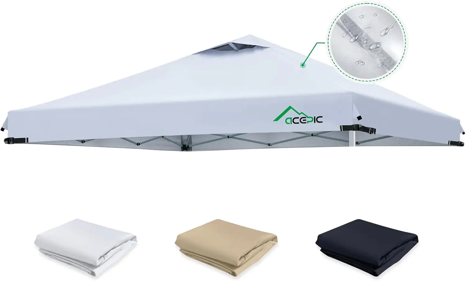 Upgraded 10x10 Canopy Replacement Top, Adhesive Bonding Waterproof Process Canopy Cover for Outdoor Events, with Adjustable B
Upgraded 10x10 Canopy Replacement Top, Adhesive Bonding Waterproof Process Canopy Cover for Outdoor Events, with Adjustable B