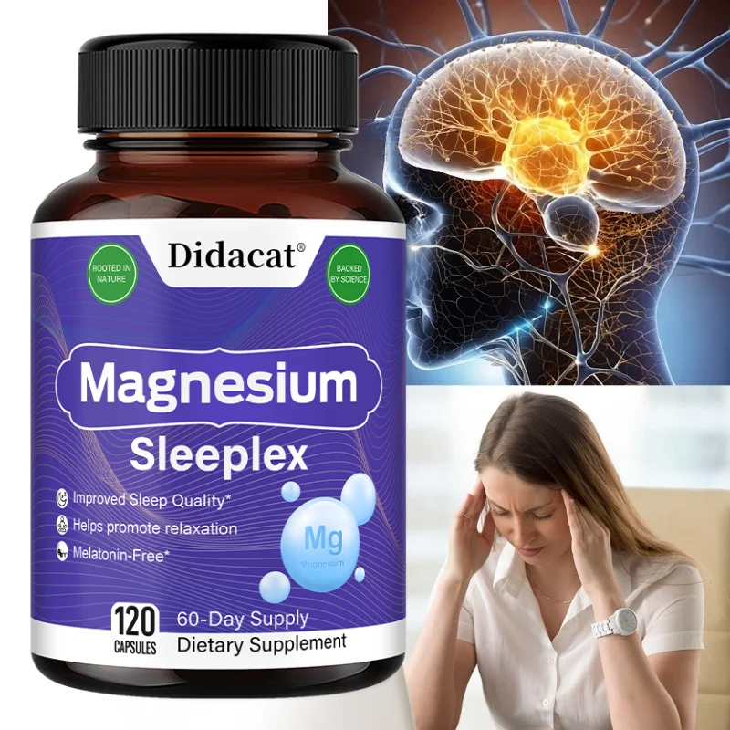 Magnesium L-Threonate Capsules, Supports Brain Nourishment, Cognitive Focus, Nerve, Sleep Quality & Nighttime Relaxation
Magnesium L-Threonate Capsules, Supports Brain Nourishment, Cognitive Focus, Nerve, Sleep Quality & Nighttime Relaxation