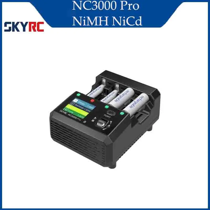 SkyRC NC3000 Pro NiMH NiCd Battery Charger PD/QC AA/AAA Smart Battery Charger 4-slot LED Screen APP Control Charger RC Parts
SkyRC NC3000 Pro NiMH NiCd Battery Charger PD/QC AA/AAA Smart Battery Charger 4-slot LED Screen APP Control Charger RC Parts