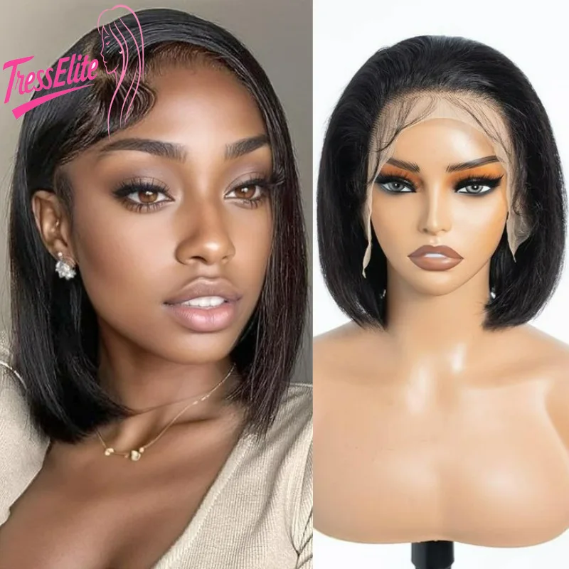 Premium 13x4 Lace Frontal Bob Straight Natural Color Human Hair Wig 8inch Brazilian Virgin Remy Suitable for Women's Daily Wear
Premium 13x4 Lace Frontal Bob Straight Natural Color Human Hair Wig 8inch Brazilian Virgin Remy Suitable for Women's Daily Wear
