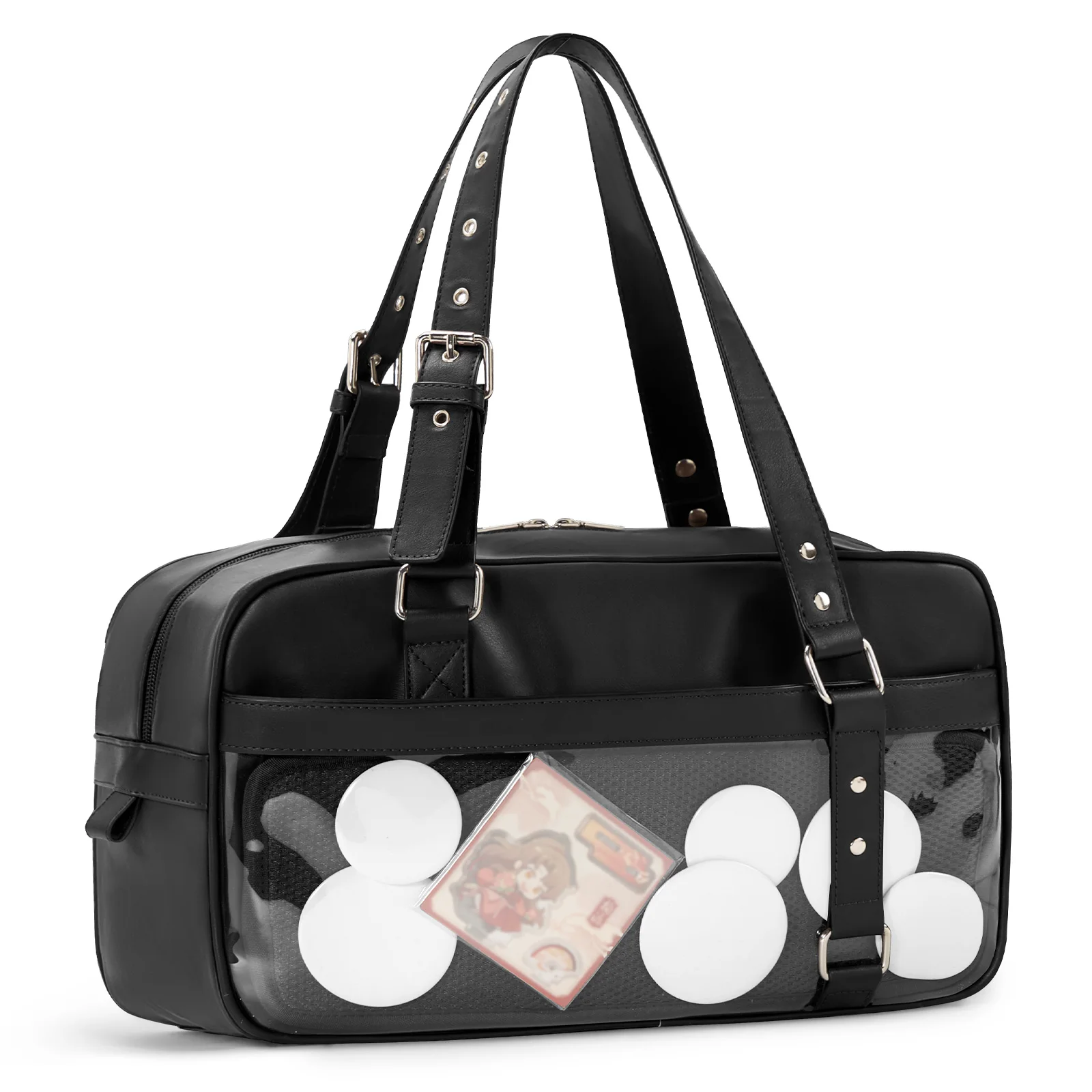 NEWHEY Shoulder Purse kawaii Pin Display Bag Cute Tote Bag Handbag JK Uniform Purse with Adjustable Shoulder Strap
NEWHEY Shoulder Purse kawaii Pin Display Bag Cute Tote Bag Handbag JK Uniform Purse with Adjustable Shoulder Strap