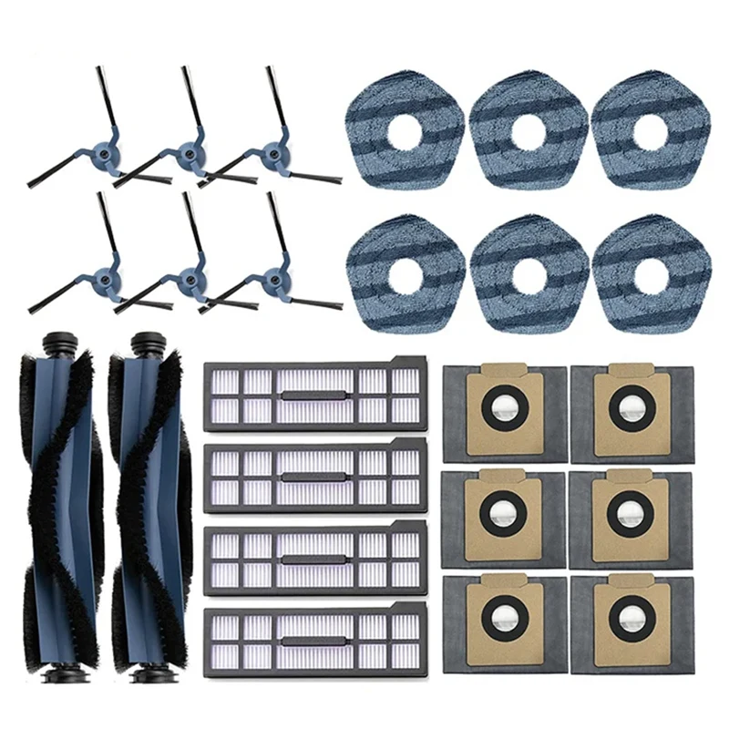 For Eufy X10 Pro Omni Robot Vacuum Cleaner Main Side Brush Hepa Filter Mop Cloth Dust Bags Replacement Parts-Retail
For Eufy X10 Pro Omni Robot Vacuum Cleaner Main Side Brush Hepa Filter Mop Cloth Dust Bags Replacement Parts-Retail