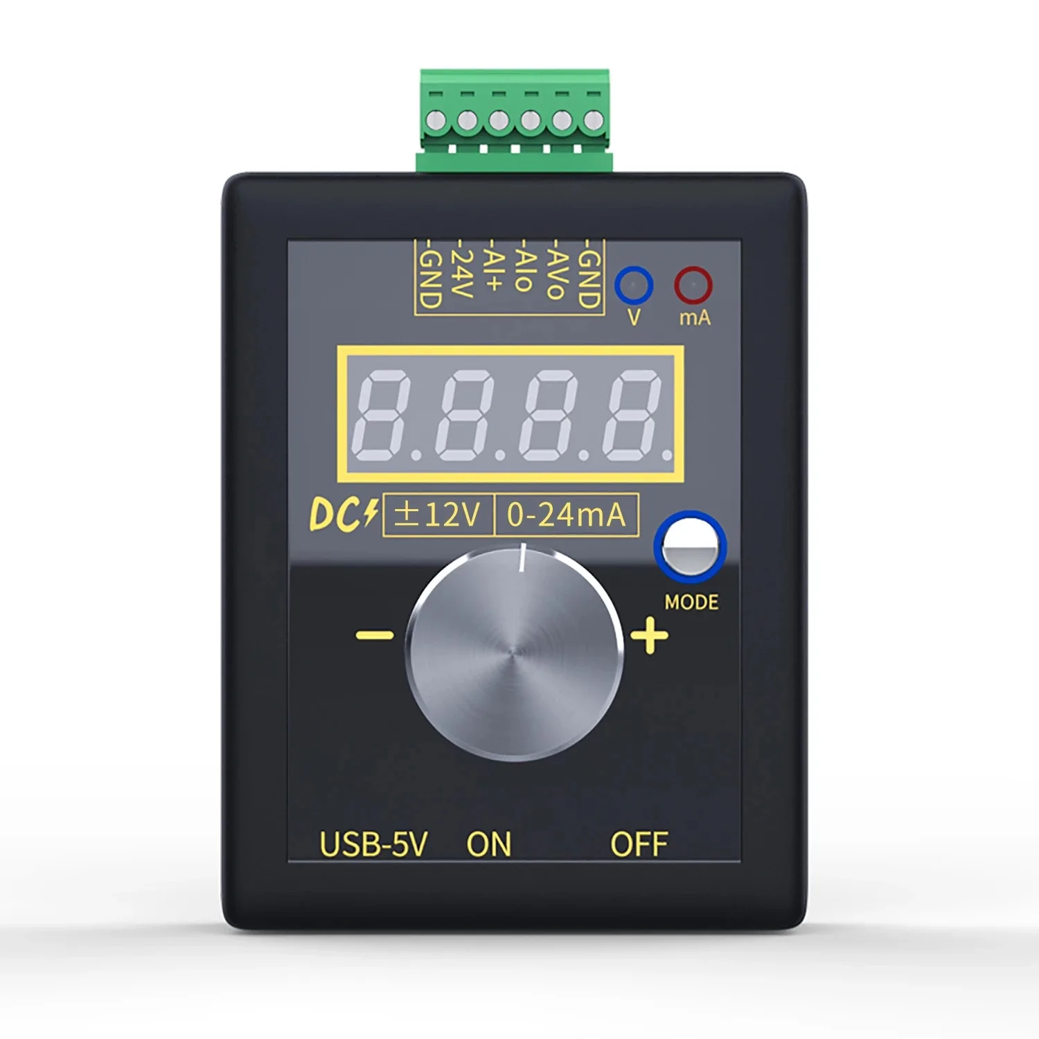 High Precision Handheld Plus or Minus 0-12V/0-4-24 MA Voltage and Current Signal Generator Analog Source Calibrator
High Precision Handheld Plus or Minus 0-12V/0-4-24 MA Voltage and Current Signal Generator Analog Source Calibrator