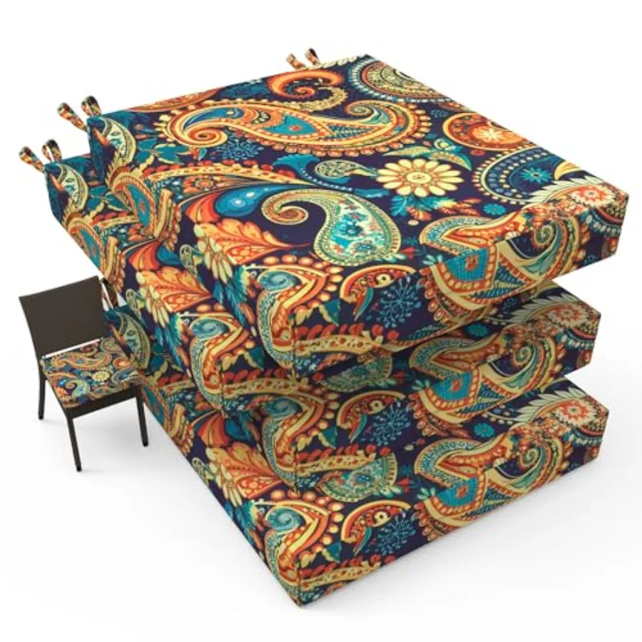 Patio Chair Cushions Set of 4 Waterproof Outdoor Chair Cushions for Furniture Seat Cushion with Ties for Patio Yard Garden Dini
Patio Chair Cushions Set of 4 Waterproof Outdoor Chair Cushions for Furniture Seat Cushion with Ties for Patio Yard Garden Dini