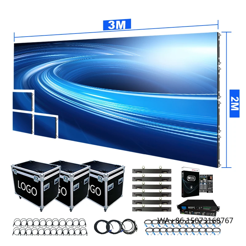 Waterproof Giant P3 Stage Led Video Wall Panel Screen for Concert Price P2.6 P3.91 Rental Outdoor Led Display
Waterproof Giant P3 Stage Led Video Wall Panel Screen for Concert Price P2.6 P3.91 Rental Outdoor Led Display