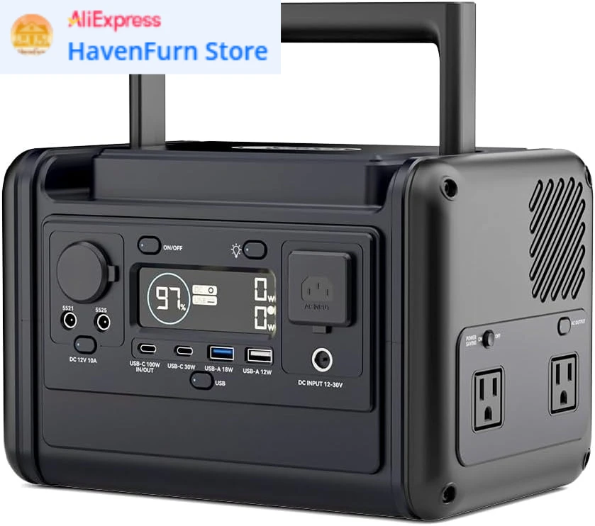300W Portable Power Station 230Wh LiFeP04 Battery, 600w Surge, Pure Sine Wave AC Outlets, 100W USB-C PD, 1.2H Fast Recharge
300W Portable Power Station 230Wh LiFeP04 Battery, 600w Surge, Pure Sine Wave AC Outlets, 100W USB-C PD, 1.2H Fast Recharge