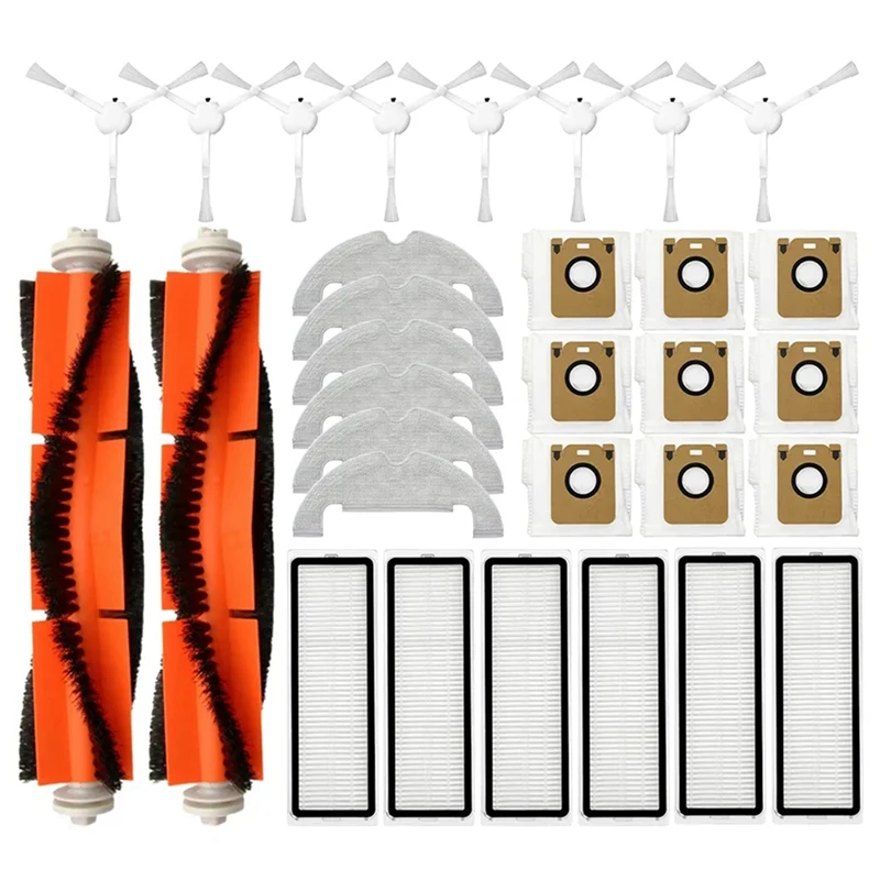 Main Side Brush Hepa Filter Mop Cloth Dust Bags As Shown Spare Parts For Xiaomi Dreame Bot D10 Plus RLS3D Robot Vacuum Cleaner
Main Side Brush Hepa Filter Mop Cloth Dust Bags As Shown Spare Parts For Xiaomi Dreame Bot D10 Plus RLS3D Robot Vacuum Cleaner