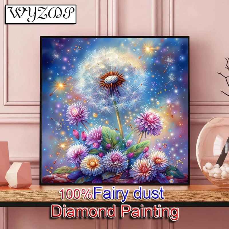 5D Diy 100% Fairy Dust Diamond Painting Dandelion Square Diamond Embroidery Cross Stitch Set Flower Diamond Art Crystal Docer
5D Diy 100% Fairy Dust Diamond Painting Dandelion Square Diamond Embroidery Cross Stitch Set Flower Diamond Art Crystal Docer