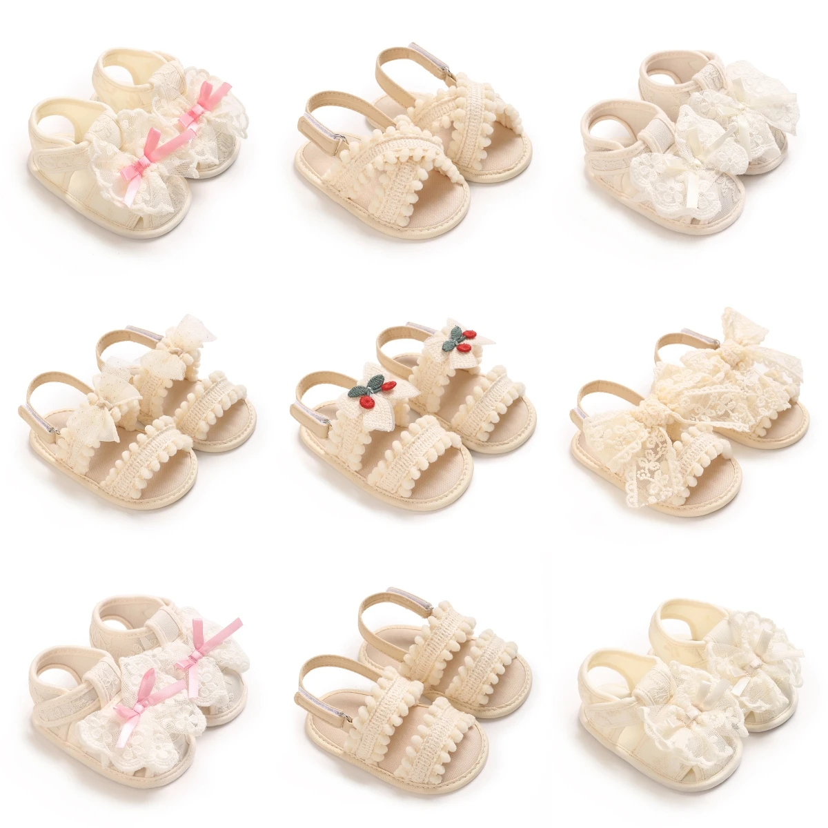Summer Fashion New Sweet Style Butterfly Knot Sandals for Baby Girls and Newborns Learning to Walk Shoes
Summer Fashion New Sweet Style Butterfly Knot Sandals for Baby Girls and Newborns Learning to Walk Shoes