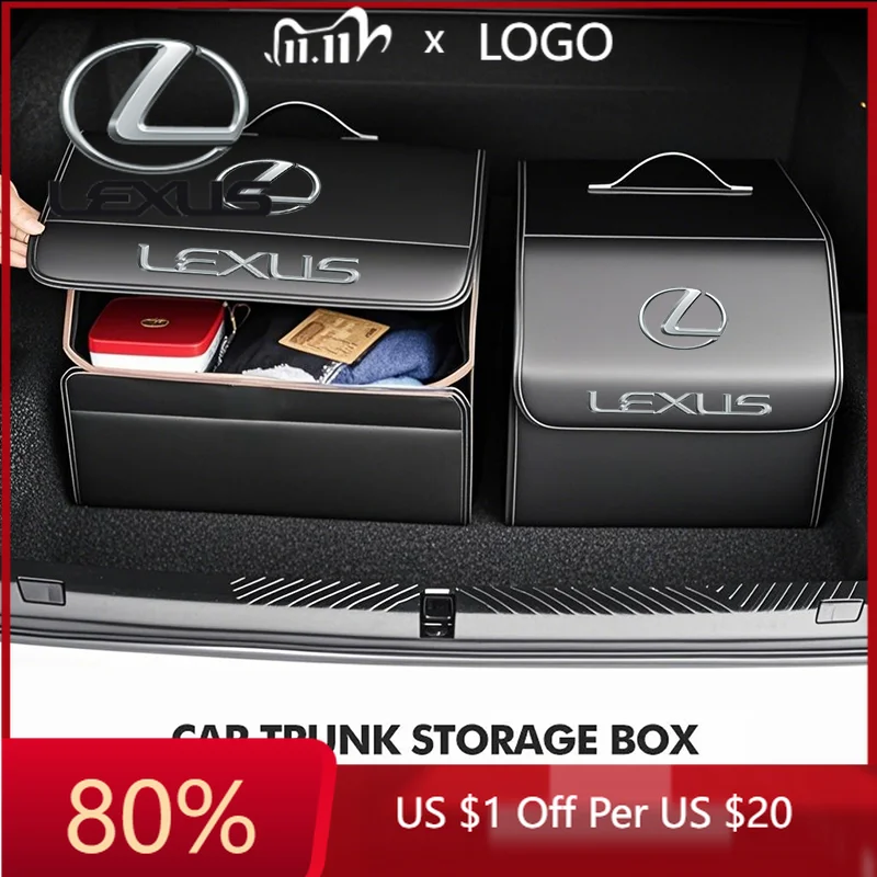 2026 Hot Interior Stickers Car Trunk Leather Storage Box Foldable Auto Organizer Bag For Lexus F SPORT ES RX NX LS UX LM LX GX L
2026 Hot Interior Stickers Car Trunk Leather Storage Box Foldable Auto Organizer Bag For Lexus F SPORT ES RX NX LS UX LM LX GX L