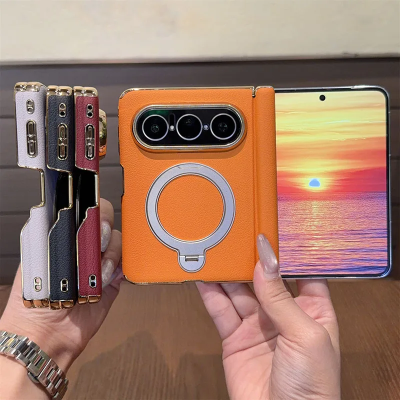 Case For Huawei Pura X Max Double axis Electroplating 360 ° Pivot Bracket Shockproof Mobile Phone Case Cover
Case For Huawei Pura X Max Double axis Electroplating 360 ° Pivot Bracket Shockproof Mobile Phone Case Cover