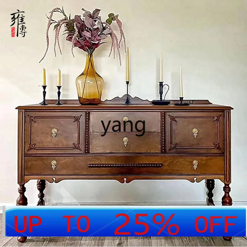 LHH medieval metal entrance cabinet entry living room partition solid wood dining side cabinet
LHH medieval metal entrance cabinet entry living room partition solid wood dining side cabinet