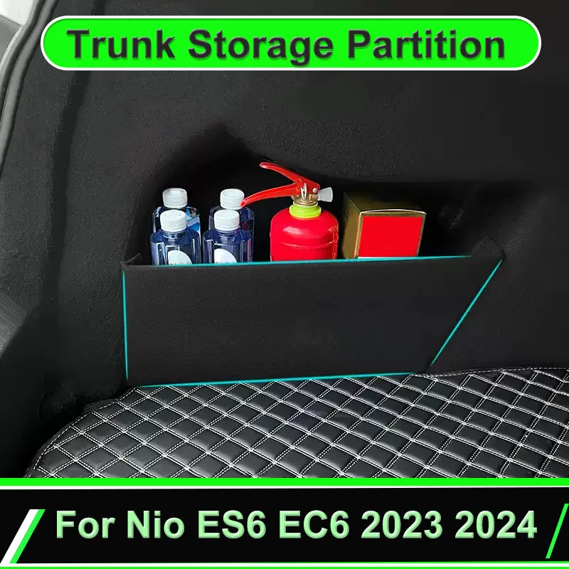 Для Nio ES6 EC6 MK2 2023 2024, перегородка для багажника автомобиля, боковая многофункциональная утолщенная коробка для хранения автозапчастей, внутренняя задняя часть
Для Nio ES6 EC6 MK2 2023 2024, перегородка для багажника автомобиля, боковая многофункциональная утолщенная коробка для хранения автозапчастей, внутренняя задняя часть