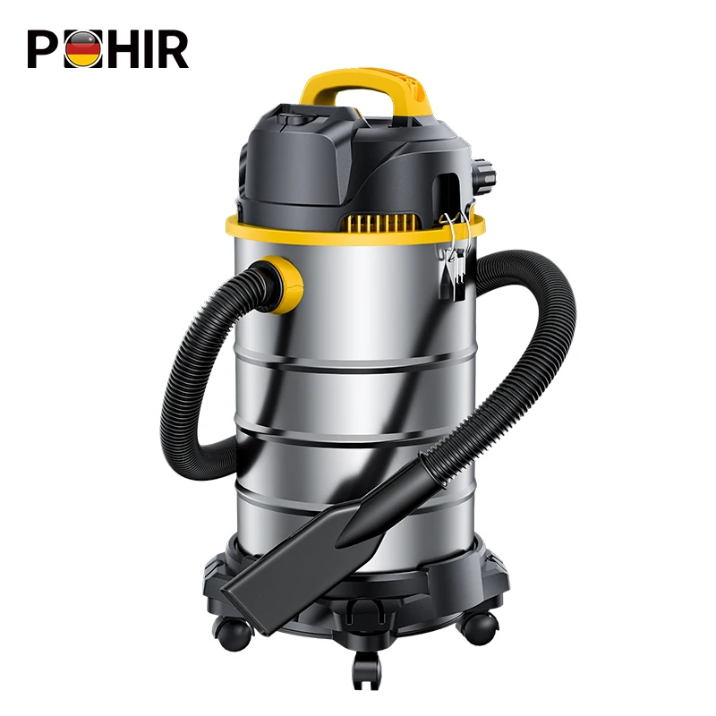30Liter 1200w Suction Multi-function Domestic Use Can-type Factory Direct Sell Stainless Steel Barrel Vacuum Cleaner
30Liter 1200w Suction Multi-function Domestic Use Can-type Factory Direct Sell Stainless Steel Barrel Vacuum Cleaner