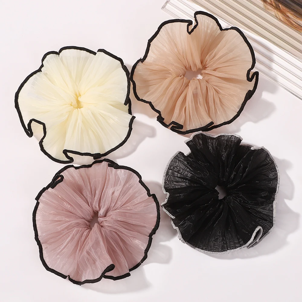 1Pcs Korean Retro Folded Chiffon Big Scrunchies for Women Girls Sweet Temperament Hairband Fashion Exaggerated Hair Accessories
1Pcs Korean Retro Folded Chiffon Big Scrunchies for Women Girls Sweet Temperament Hairband Fashion Exaggerated Hair Accessories
