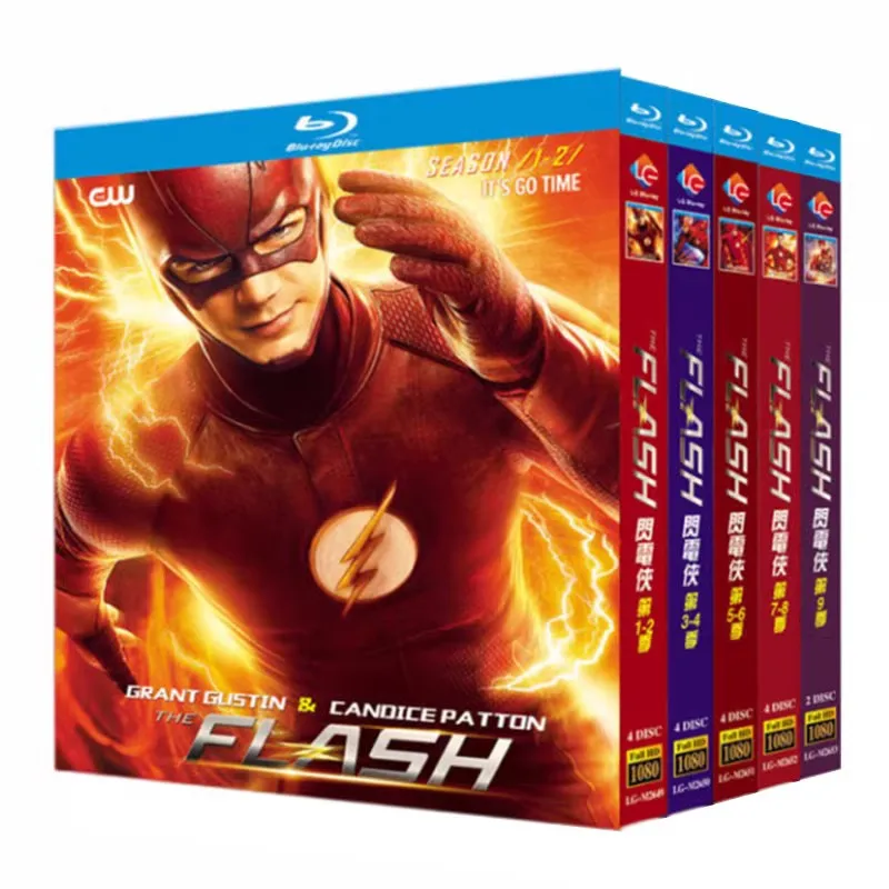 The Flash Season 1-9 Blu-ray Disc
The Flash Season 1-9 Blu-ray Disc