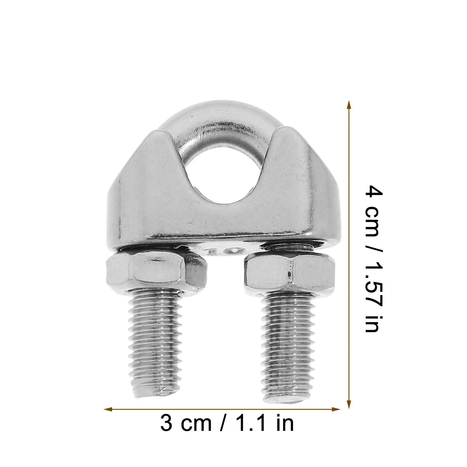 6 Pcs Wire Rope Cable Clamp Screw Clips Steel Small Clamps Tensioner Bracket Trailer
6 Pcs Wire Rope Cable Clamp Screw Clips Steel Small Clamps Tensioner Bracket Trailer