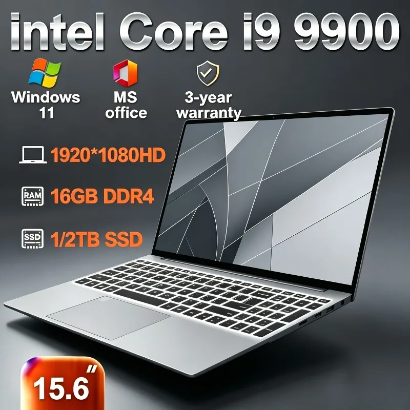 2026 Intel Core i9 9900 16GB DDR4 1TB/2TB SSD Windows 11 Pro New Laptop, Portable Computer for Office Gaming (Notebook PC)
2026 Intel Core i9 9900 16GB DDR4 1TB/2TB SSD Windows 11 Pro New Laptop, Portable Computer for Office Gaming (Notebook PC)