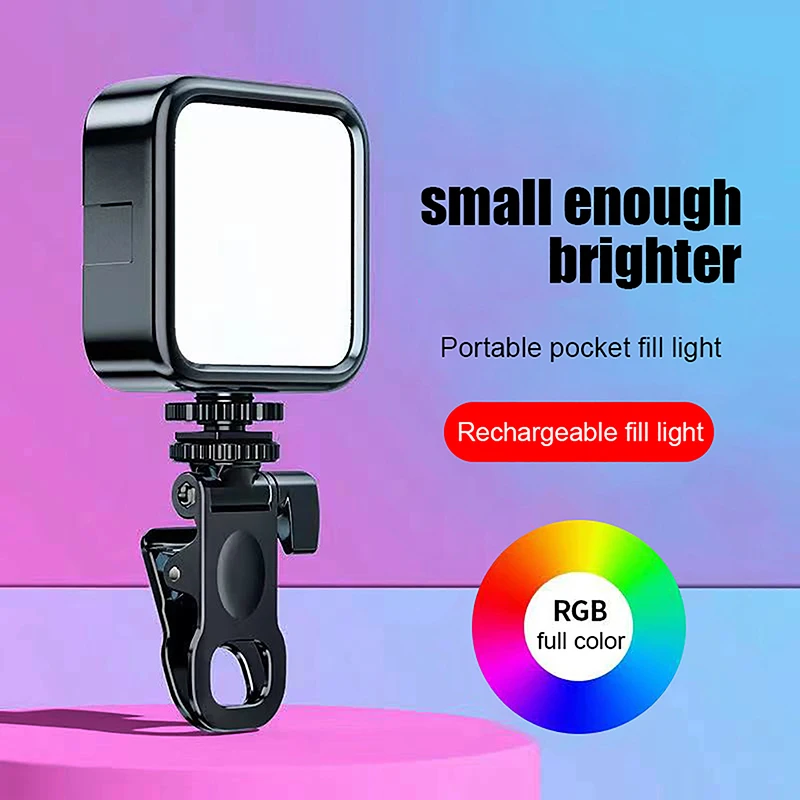1PC New Pocket LED Selfie Light For IPhone IPad Mobile Phone Laptop Clip Ring Flash Fill Video Photo Ringlight Photography Lamp
1PC New Pocket LED Selfie Light For IPhone IPad Mobile Phone Laptop Clip Ring Flash Fill Video Photo Ringlight Photography Lamp