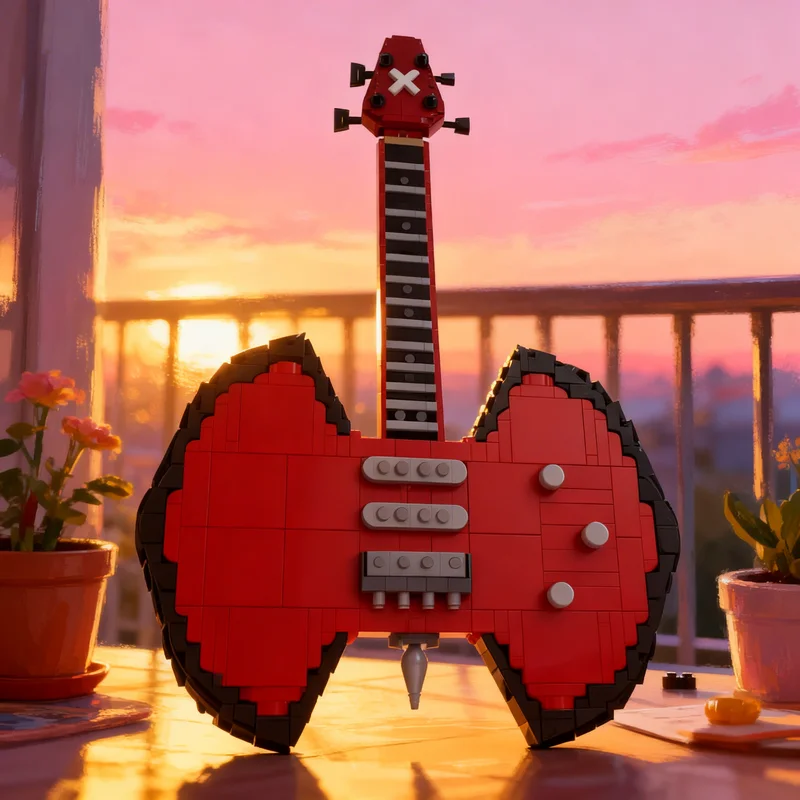 2231 деталь MOC: Гитара Марселин в натуральную величину (из мультфильма «Время приключений»), модель для сборки, конструктор, креативный подарок, декор для взрослых, сделай сам
2231 деталь MOC: Гитара Марселин в натуральную величину (из мультфильма «Время приключений»), модель для сборки, конструктор, креативный подарок, декор для взрослых, сделай сам