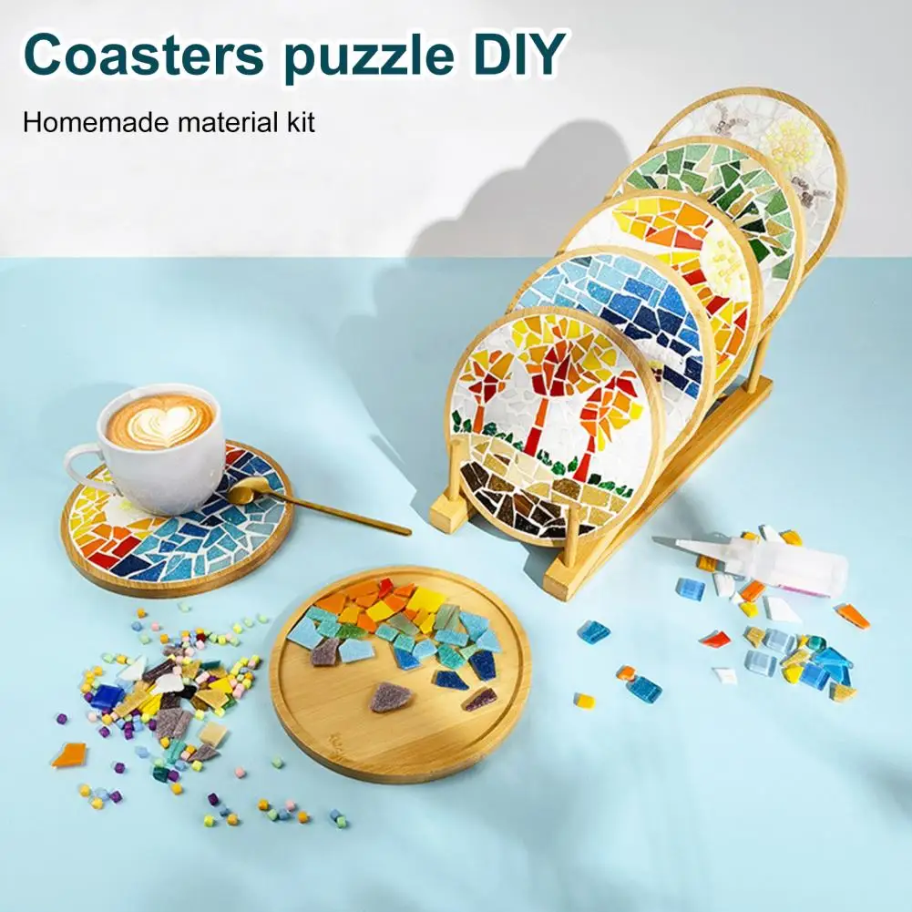 Mosaic Craft Coaster Making Kit for Adults DIY Glass Mosaic Tiles Kits Ceramic Art Bulk Materials Package for Women Kid Seniors
Mosaic Craft Coaster Making Kit for Adults DIY Glass Mosaic Tiles Kits Ceramic Art Bulk Materials Package for Women Kid Seniors