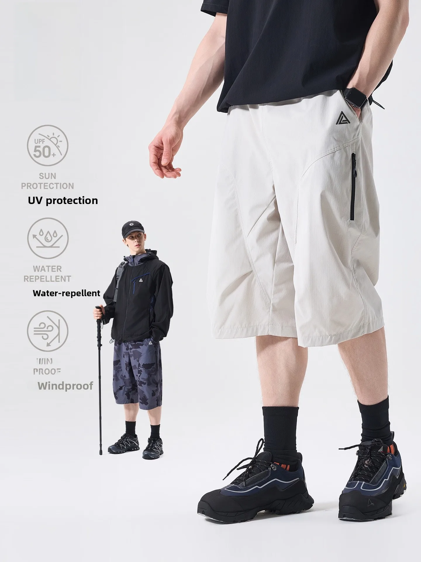 LAZY DAY Men's Outdoor Quick Dry Workwear Seven-Foot Pants Casual Hiking Waterproof Summer Mountain Climbing Anti-Ultraviolet
LAZY DAY Men's Outdoor Quick Dry Workwear Seven-Foot Pants Casual Hiking Waterproof Summer Mountain Climbing Anti-Ultraviolet