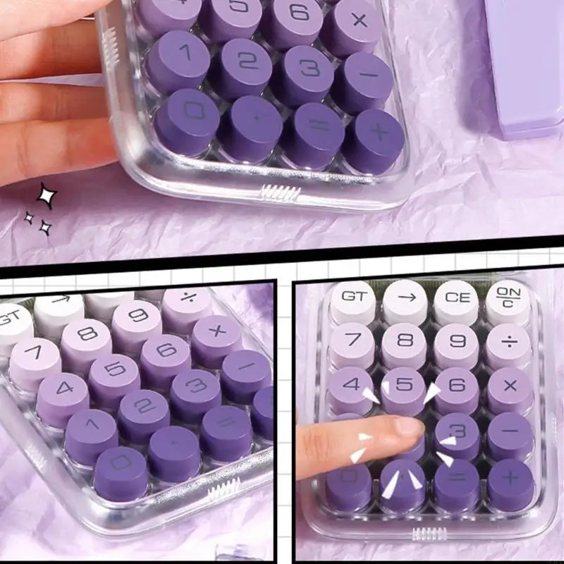 Transparent Large Screen Large Button Calculator 10 Digit Portable For Student 83CE
Transparent Large Screen Large Button Calculator 10 Digit Portable For Student 83CE