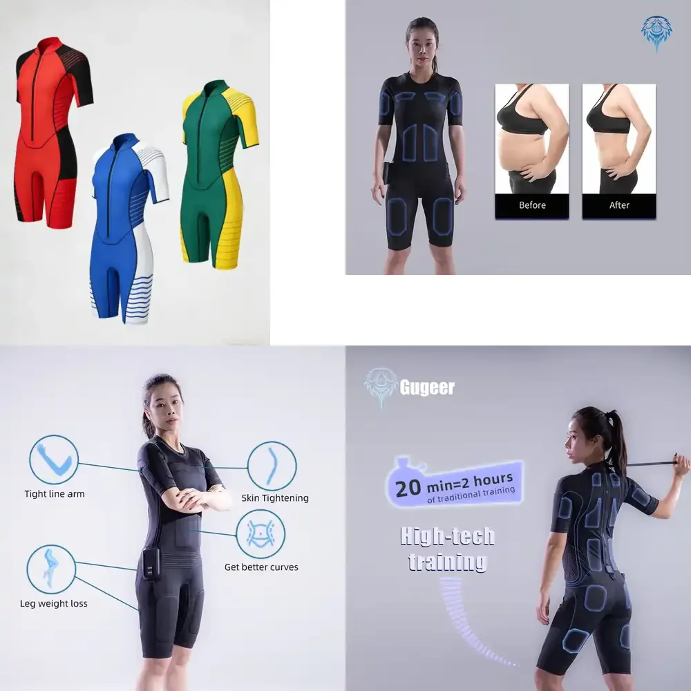Salon Exclusive EMS Device Full Body EMS System One-Piece Suit for Salon Body Sculpting Services