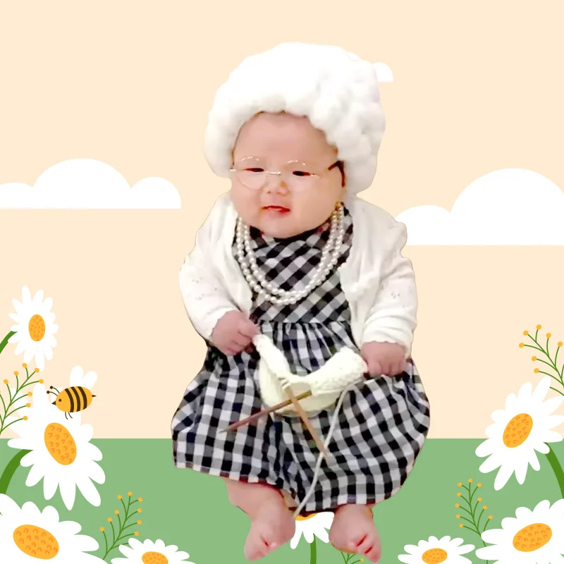 Забавный реквизит для фотосъемки новорожденных, костюм для маленьких девочек, одежда для косплея бабушки, шляпа для фотосессии, наряды
Забавный реквизит для фотосъемки новорожденных, костюм для маленьких девочек, одежда для косплея бабушки, шляпа для фотосессии, наряды