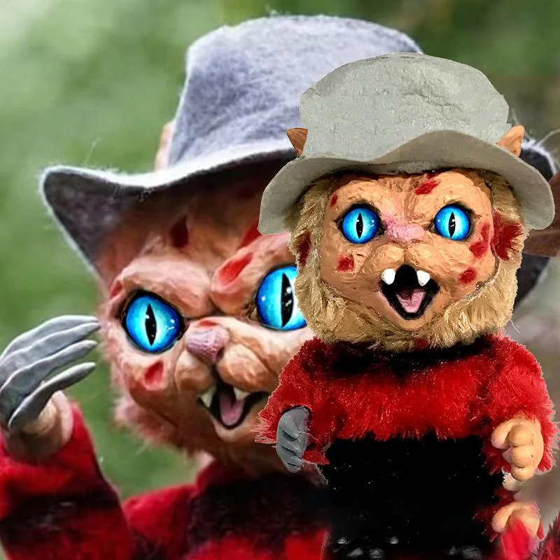 Halloween Krueger Kitty Plush Toys Stuffed Animal Freddy Elf Cat Horror Doll Children Birthday Christmas Gifts Popular Toys 2023
Halloween Krueger Kitty Plush Toys Stuffed Animal Freddy Elf Cat Horror Doll Children Birthday Christmas Gifts Popular Toys 2023