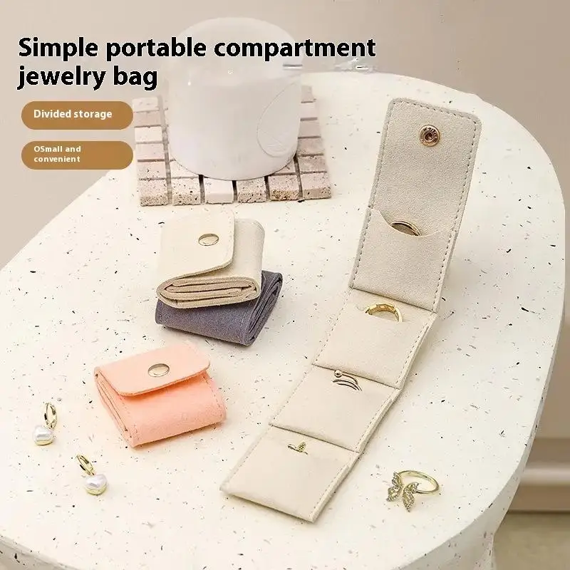 Cute Small Microfiber Snap Closure Bags Jewelry Folding Storage Bags Stud Earring Ring Charm Necklace Organizer Gifts Pouches
Cute Small Microfiber Snap Closure Bags Jewelry Folding Storage Bags Stud Earring Ring Charm Necklace Organizer Gifts Pouches