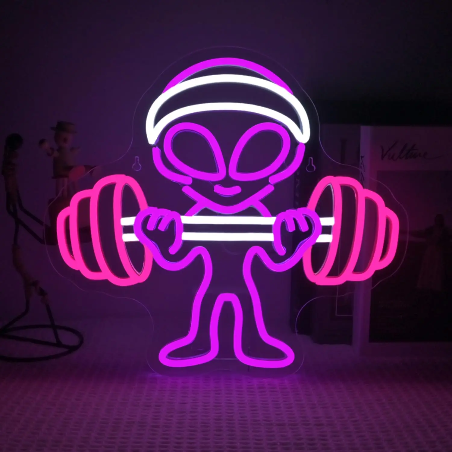 Alien Neon Sign Dumbbell Gym Shop Bar Man Cave,Teen Room,Game Room Decor,Hip Hop Party Wall Decor,Party Bedroom
Alien Neon Sign Dumbbell Gym Shop Bar Man Cave,Teen Room,Game Room Decor,Hip Hop Party Wall Decor,Party Bedroom